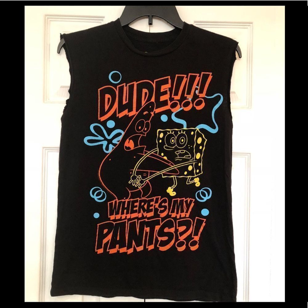 Spongebob Sleeveless Shirt Size S